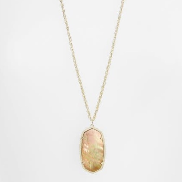 Kendra Scott Rae with Brown Mother of Pearl Pendant - Picture 3 of 4